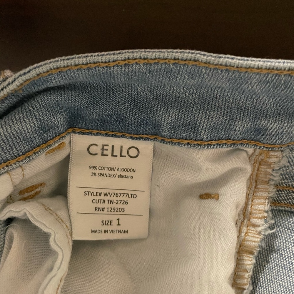 Cello light distressed skinny jeans - Picture 5 of 7